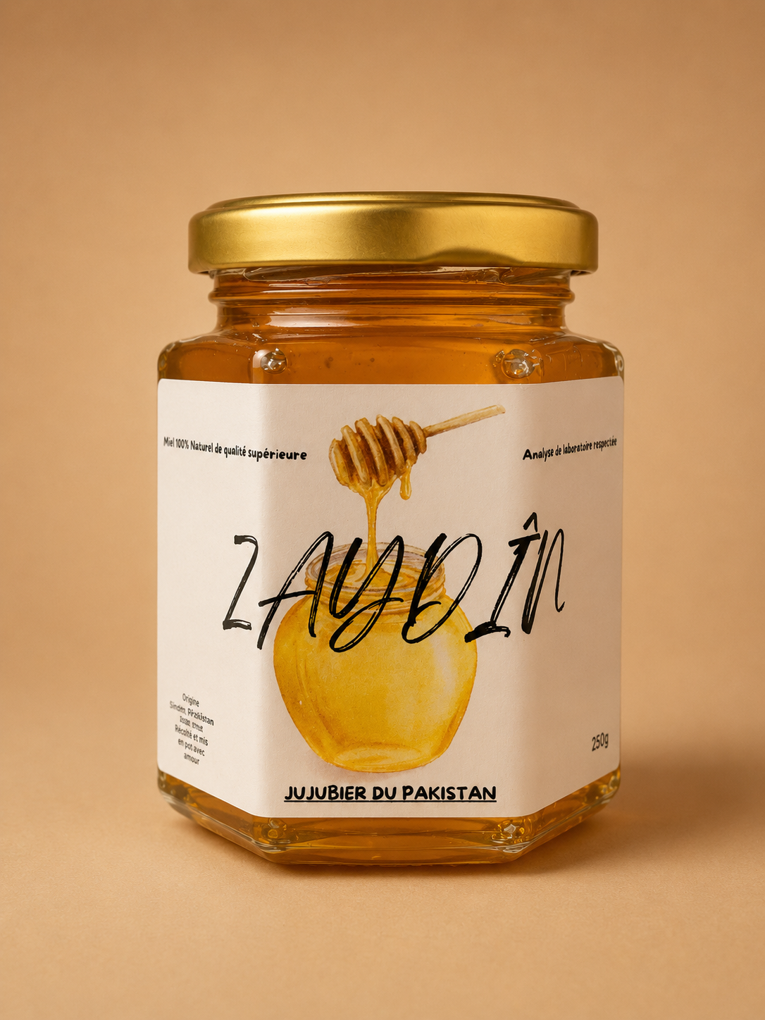 Miel de jujubier du pakistan 100% naturel 250g
