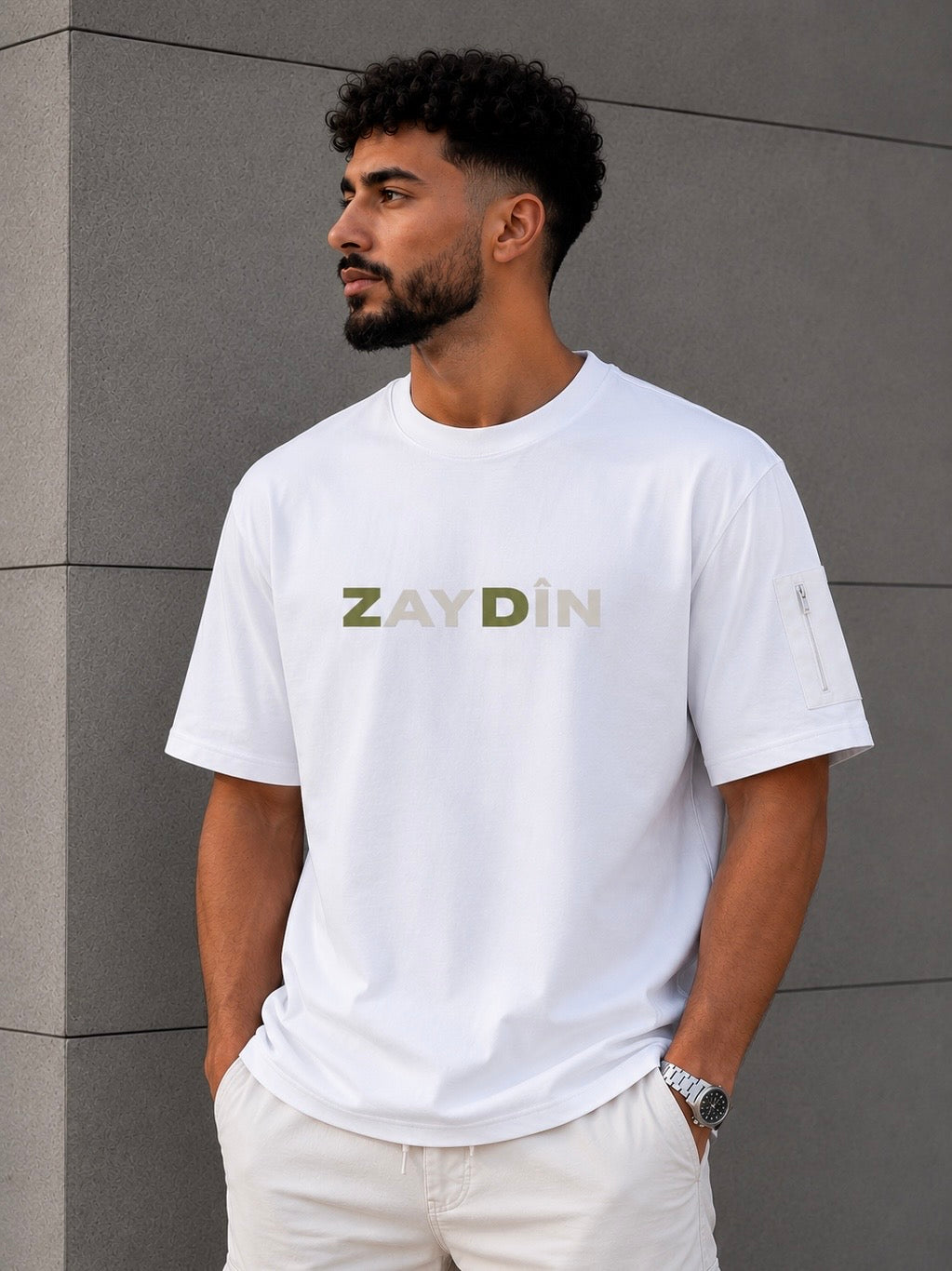 T-shirt ZAYDÎN Original Ivory