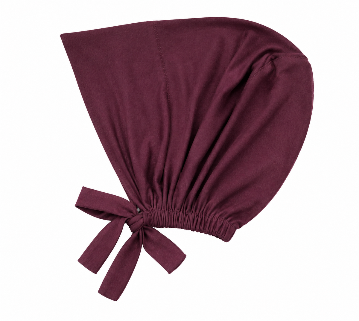 Bonnet Violet à nouer 50% coton et Viscose à mettre sous hijab ultra confortable