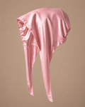 Bonnet sous Hijab à Nouer Satin et Coton rose
