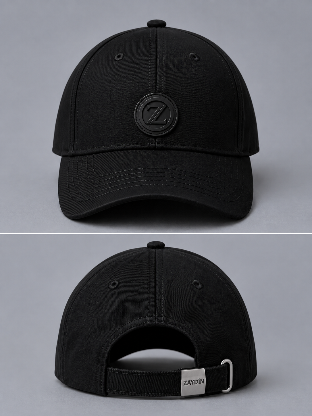 Casquette ZAYDÎN Original Noir photo de l'avant et de l'arrière