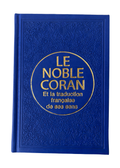Le Noble Coran bilingue arabe et français avec couverture bleu roi 14x21cm - ZAYDÎN
