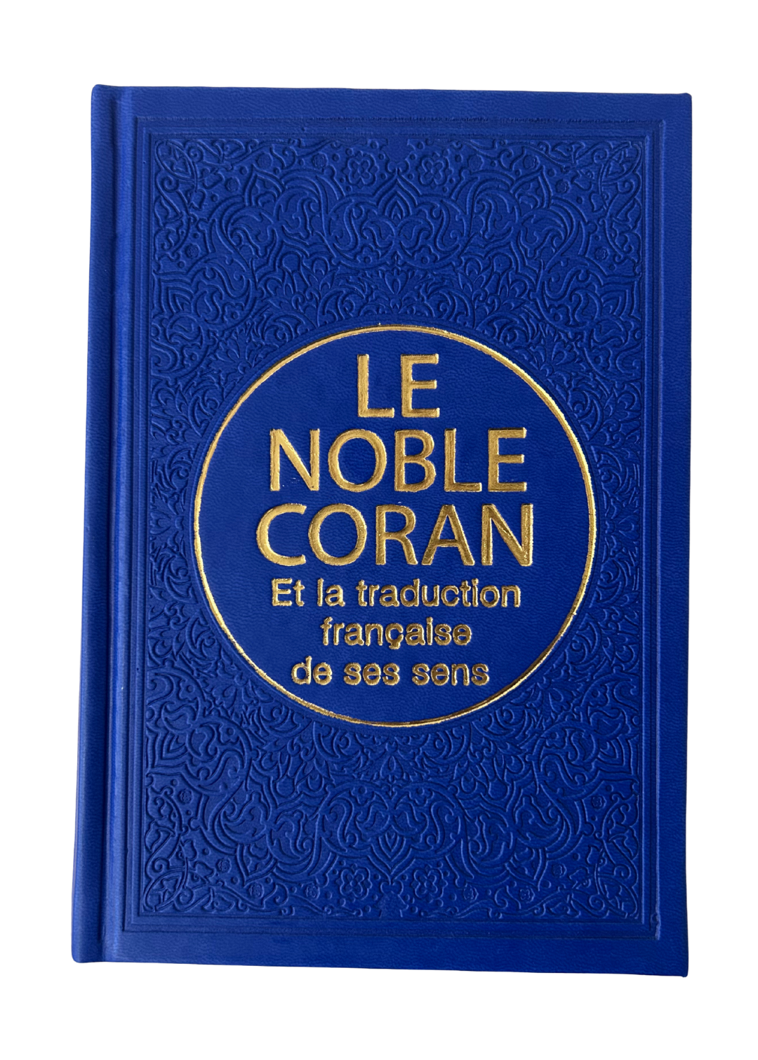 Le Noble Coran bilingue arabe et français avec couverture bleu roi 14x21cm - ZAYDÎN