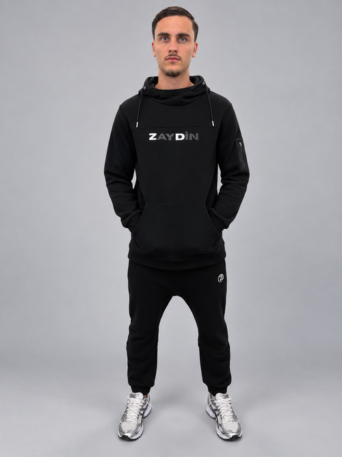 Ensemble Jogging sarouel ZAYDÎN Original Noir photo de face
