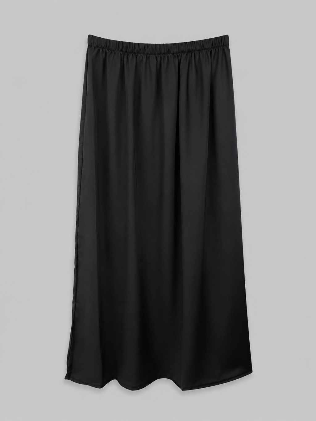Jilbab noir en soie de medine 2 pieces jupe