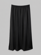 Jilbab noir en soie de medine 2 pieces jupe