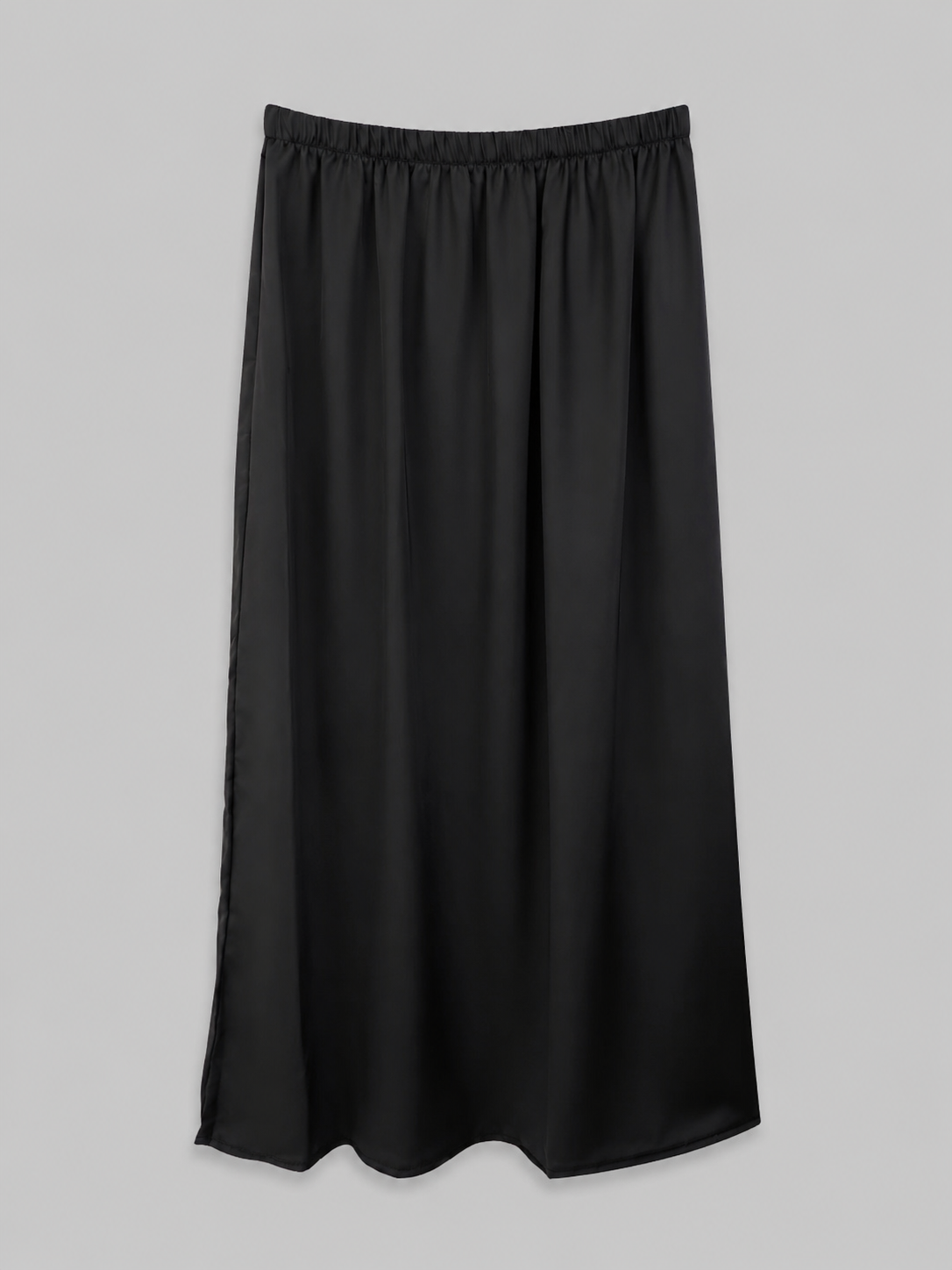 Jilbab noir en soie de medine 2 pieces jupe