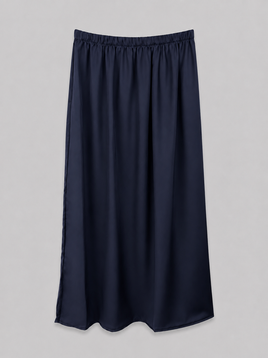 Jupe Jilbab soie de medine bleu marine taille unique 2 pieces