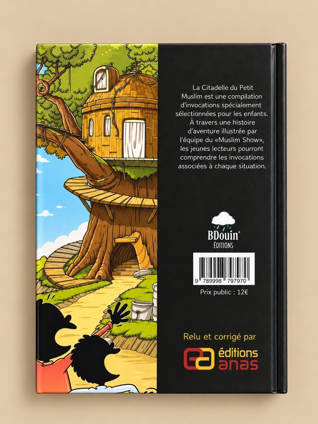 📖 La Citadelle du Petit Muslim – Français, Arabe et Phonétique | 28 Pages | Éditions Bdouin dos du livre