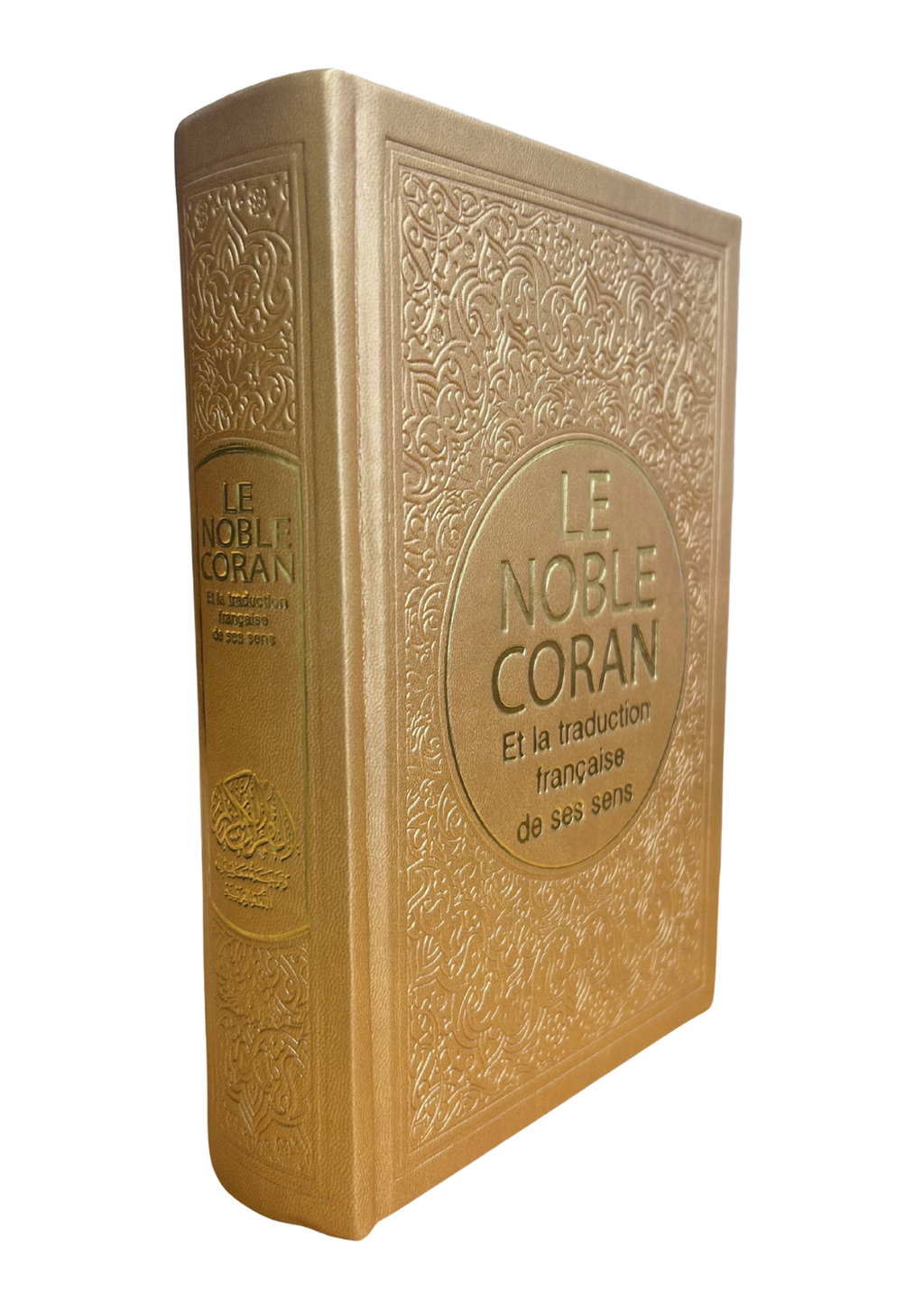 Coran bilingue arabe et français avec couverture dorée 14x21 - ZAYDÎN