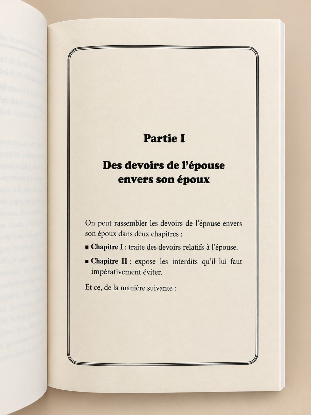 Livre Mari et Femme : Droits et Devoirs | Cheikh Mohamed Ali Ferkous - Éditions Ibn Badis Pages intérieures