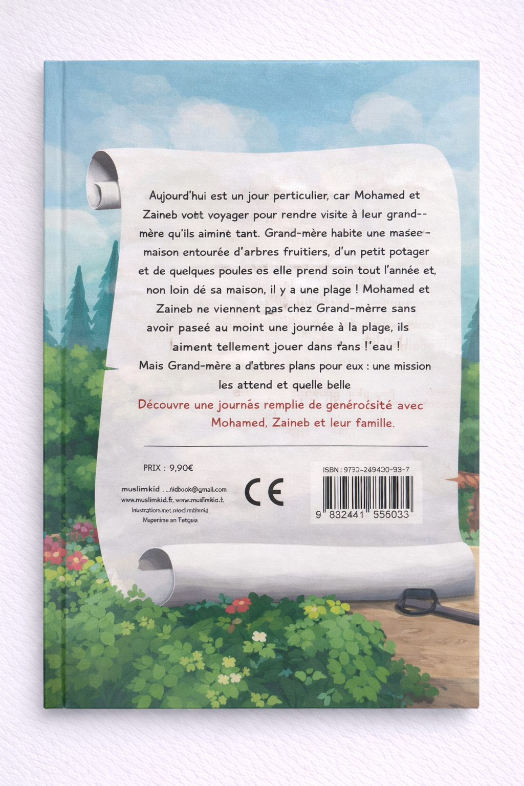 Photo de la 1ère de couverture du livre éducatif pour enfants Raocnte-moi une histoire : La générosité muslimkid - ZAYDÎN
