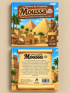 Livre l’Histoire du Prophète Moussa (عليه السلام) – Éditions MuslimKid avant et arrière du livre