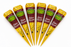 Lot de 6 cônes de Henné (Henna) marron Vimal's Sehnaaz