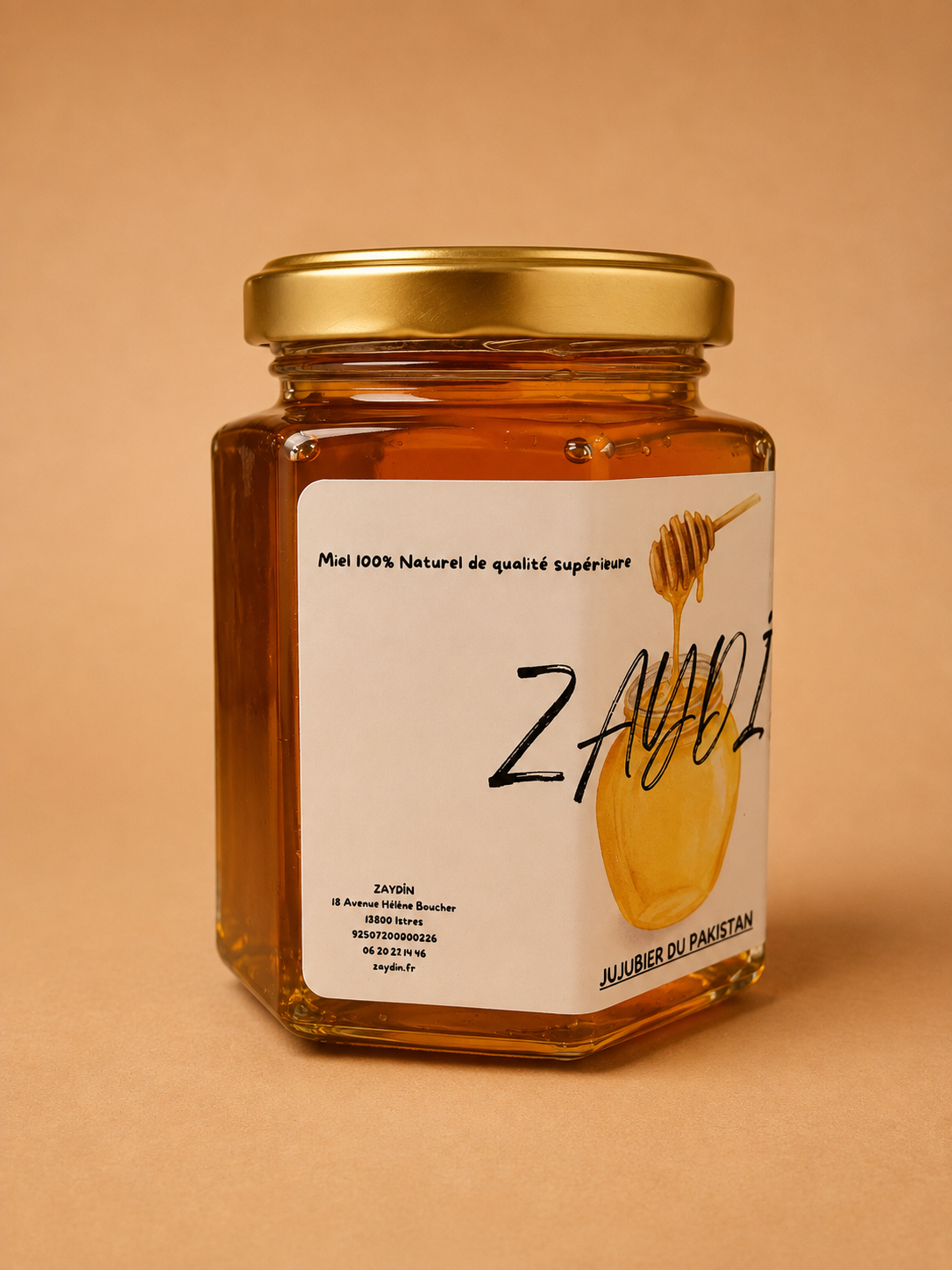Miel de jujubier du pakistan 100% naturel 250g de qualité supérieur
