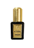 Flacon de musc Dream El Nabil 5ml - parfum doux, aérien et réconfortant aux notes sucrées et poudrées, idéal pour le quotidien.