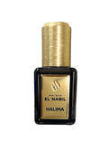 Flacon de musc Halima El Nabil 5ml - parfum délicat aux notes florales, légères et fraîches, idéal pour l'usage quotidien