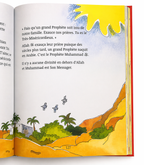 Pages illustrées du livre Mon premier Coran pour enfants, récits adaptés de la vie des prophètes