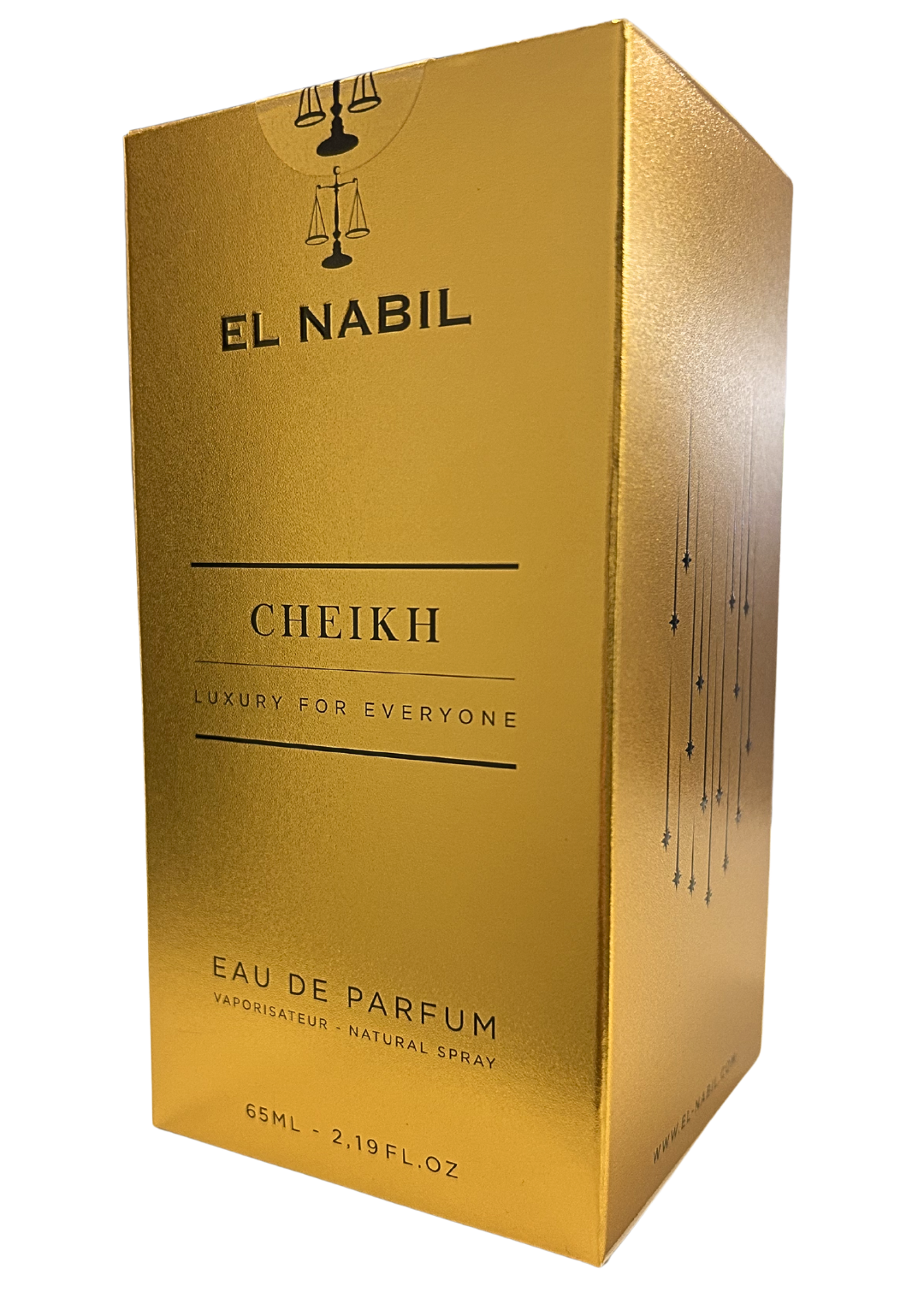Photo de l'emballage du Parfum Cheikh eau de parfum 65ml - El Nabil - ZAYDÎN