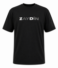 Photo du t-shirt Original ZAYDÎN noir de face 100% coton ultra confortable
