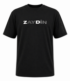 Photo du t-shirt Original ZAYDÎN noir de face 100% coton ultra confortable