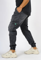 Sarouel jeans SAYF black Denim - vue de côté - Disponible en boutique ZAYDIN