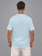 T-shirt ZAYDÎN Original Bleu de dos