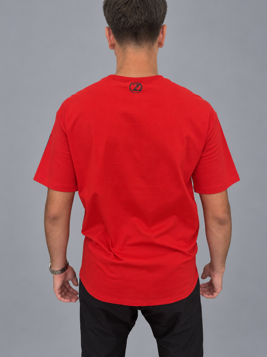 T-shirt ZAYDÎN Original rouge de dos