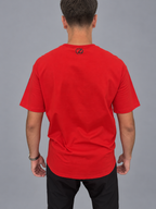 T-shirt ZAYDÎN Original rouge de dos
