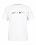 T shirt Original ZAYDÎN blanc de face 100% coton ultra confortable 