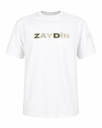 T shirt Original ZAYDÎN blanc de face 100% coton ultra confortable 