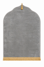 Tapis gris Dini ultra confortable 