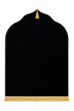 Tapis noir Dini ultra confortable 