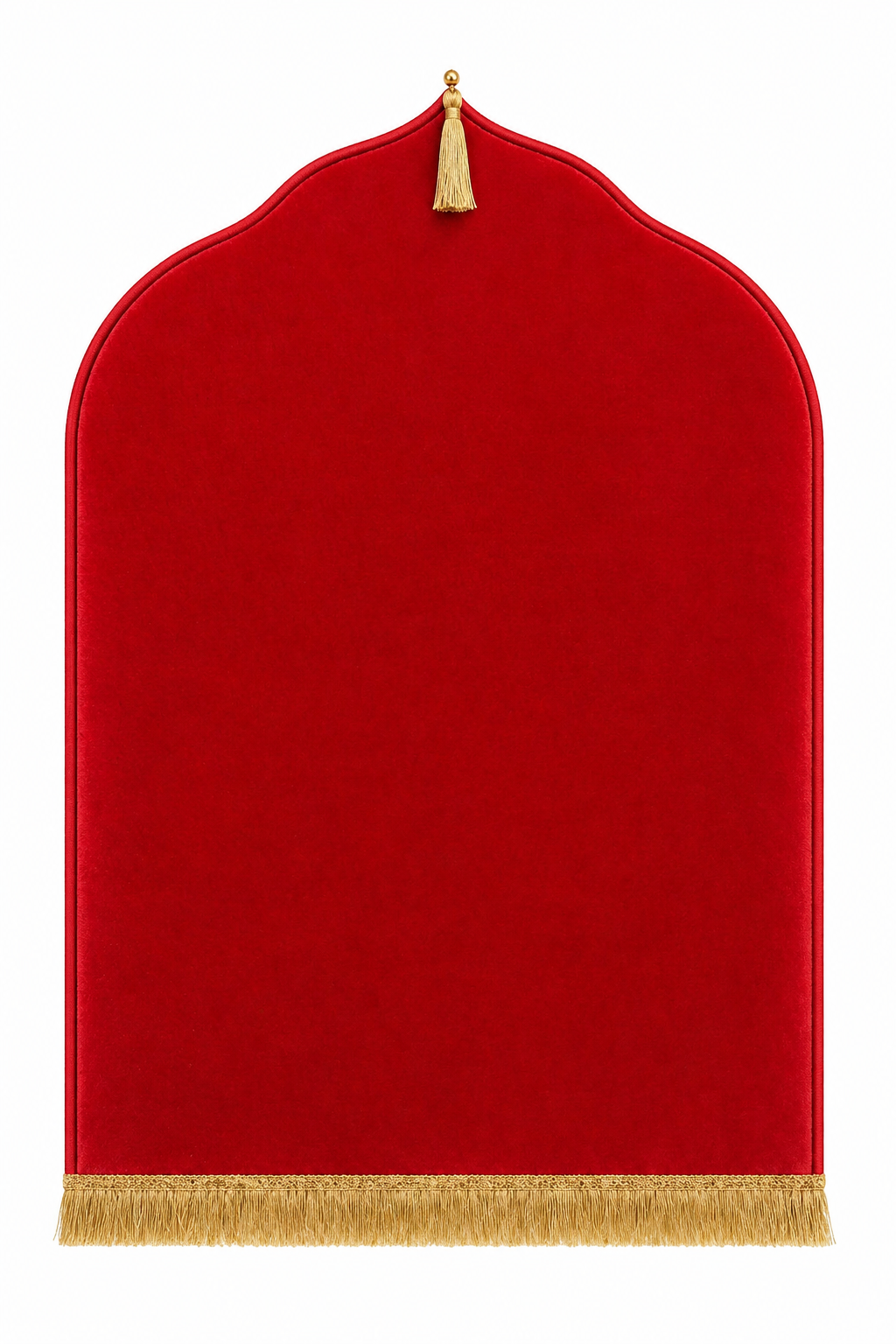 Tapis rouge Dini dôme ultra confortable 